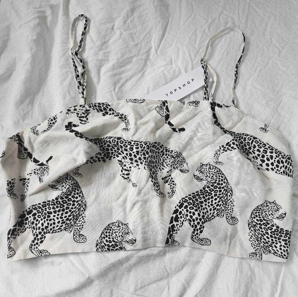 Leopard Print Crop Top